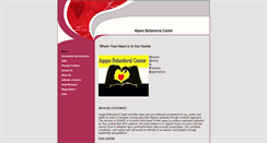 Desktop Screenshot of agapebehavioral.org