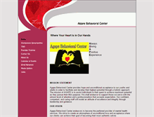 Tablet Screenshot of agapebehavioral.org